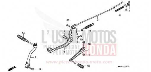 PEDALE XR100RW de 1998